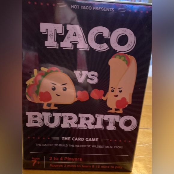 NWT Taco VS Burrito Card Game - Picture 6 of 9